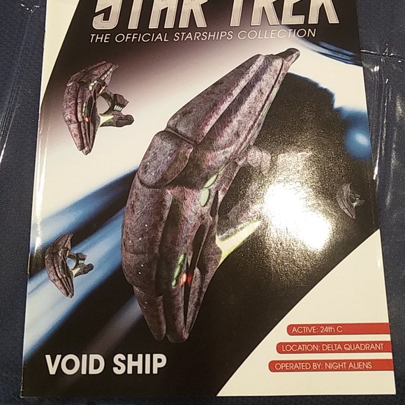 Eaglemoss Diecast Star Trek Void Ship model With Magazine - Picture 2 of 5